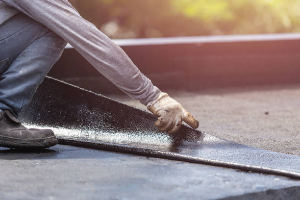 Professional Waterproofing technician working in Martin, OH